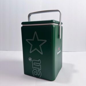 Heineken Mini Cooler Ice Bucket Beer Cooler Green Collectible